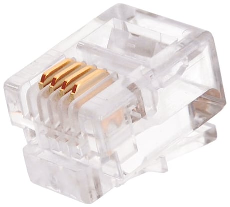 Телефонный коннектор NIKOMAX RJ11/6P4C 100шт NMC-RJ64RE06UC1-100