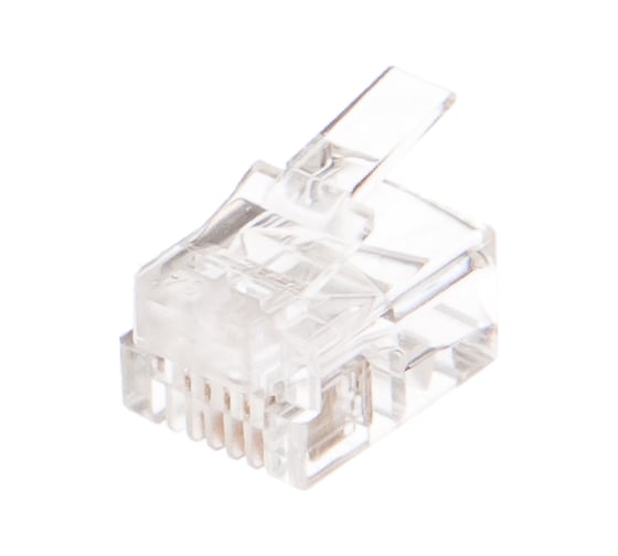 Телефонный коннектор NIKOMAX RJ11/6P4C 100шт NMC-RJ64RE06UC1-100