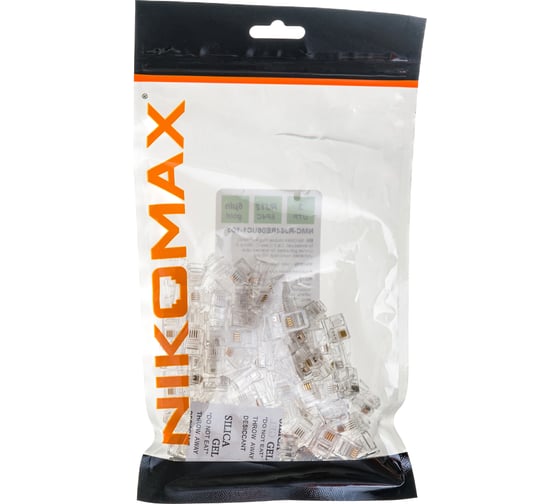 Телефонный коннектор NIKOMAX RJ11/6P4C 100шт NMC-RJ64RE06UC1-100