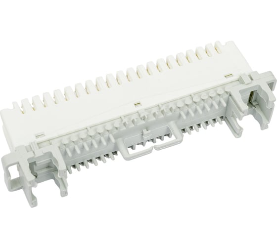 Плинт 10 пар NIKOMAX крепление под кронштейн, белый, 10шт NMC-PL10-DU-10