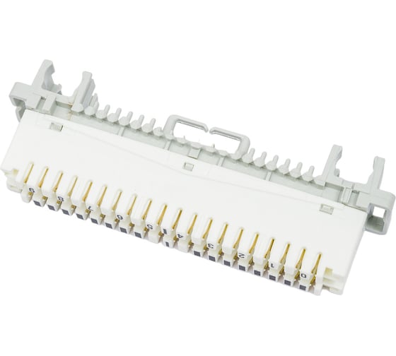 Плинт 10 пар NIKOMAX крепление под кронштейн, белый, 10шт NMC-PL10-DU-10