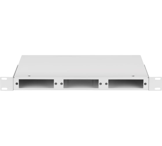 Оптический кросс NIKOMAX 19, неукомплектованный, стальной, серый NMF-RP24-BLANK-WS-1U-GY