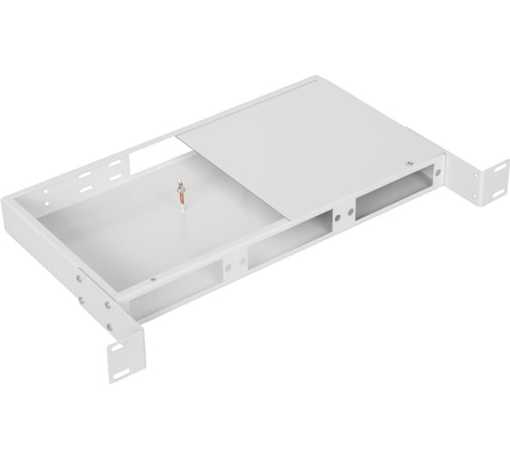 Оптический кросс NIKOMAX 19, неукомплектованный, стальной, серый NMF-RP24-BLANK-WS-1U-GY