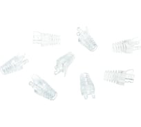 Защитный прозрачный колпачок для коннекторов RJ45 NIKOMAX 100шт NMC-RJBOOT55A-TR-100