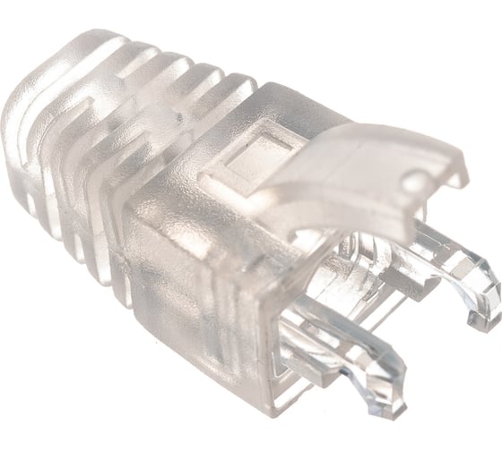 Защитный прозрачный колпачок для коннекторов RJ45 NIKOMAX 100шт NMC-RJBOOT55B-TR-100