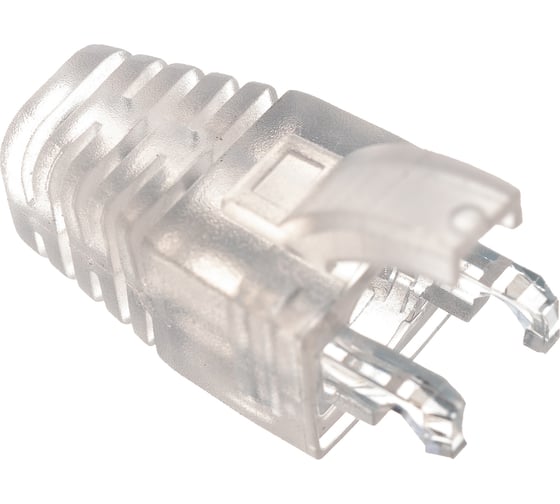 Защитный прозрачный колпачок для коннекторов RJ45 NIKOMAX 100шт NMC-RJBOOT55B-TR-100