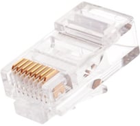 Коннектор NIKOMAX RJ45/8P8C под витую пару, 100шт NMC-RJ88RZ06UD1-100