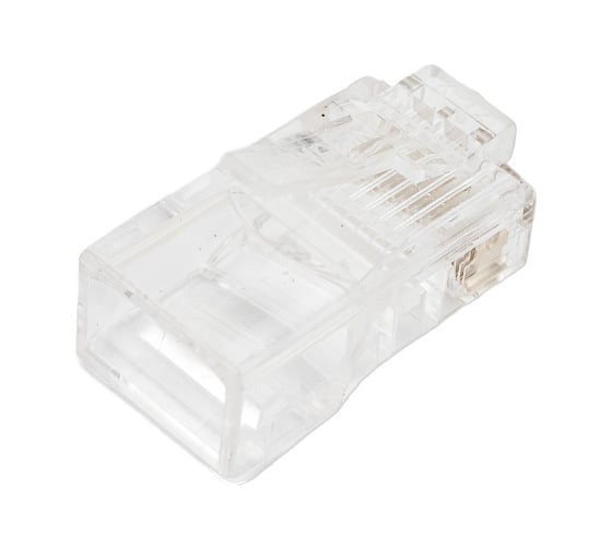 Коннектор NIKOMAX RJ45/8P8C под витую пару, 100шт NMC-RJ88RE50UD1-100