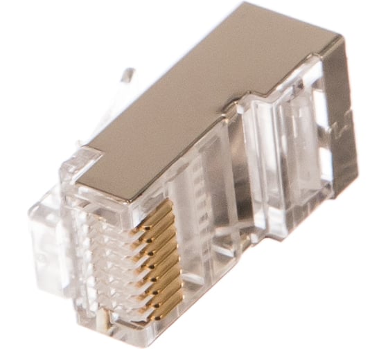 Коннектор NIKOMAX RJ45/8P8C под витую пару, 100шт NMC-RJ88RZ50SD1-100