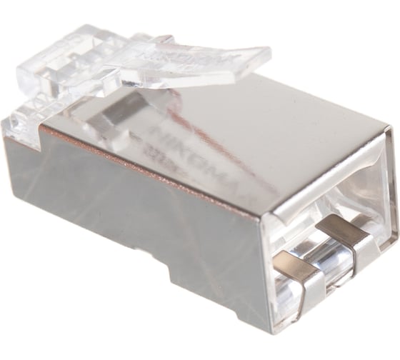 Коннектор NIKOMAX RJ45/8P8C под витую пару, 100шт NMC-RJ88RZ50SD1-100