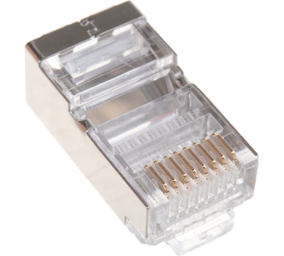 Коннектор NIKOMAX RJ45/8P8C под витую пару, 100шт NMC-RJ88RZ50SD1-100