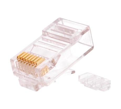 Коннектор NIKOMAX RJ45/8P8C под витую пару, 100шт NMC-RJ88RZ50UE3-100