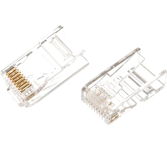 Коннектор NIKOMAX RJ45/8P8C под витую пару, 100шт NMC-RJ88RZ50UE3-100