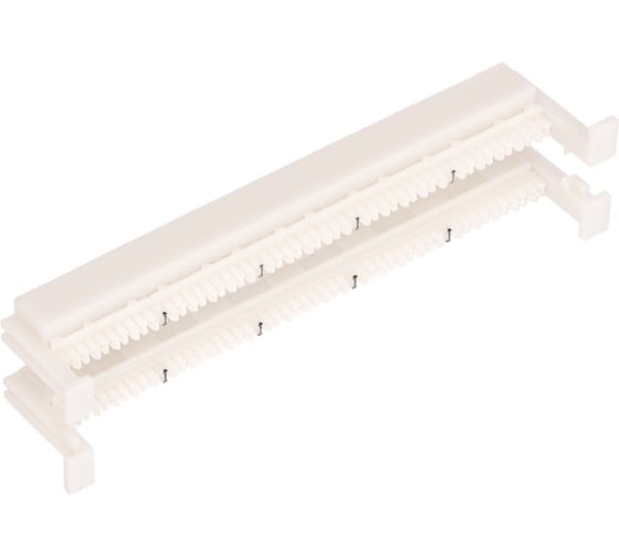 Настенный блок 110 типа NIKOMAX 50 пар, без ног, белый NMC-CB110-50NL 1