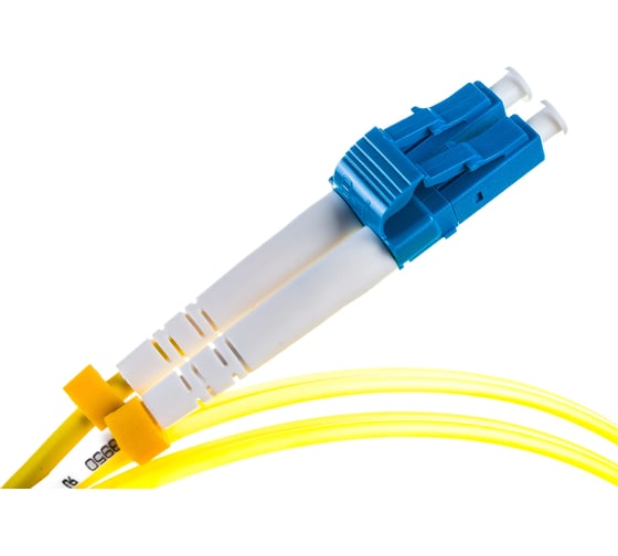 Переходной волоконно-оптический шнур NIKOMAX желтый, 1м NMF-PC2S2C2-SCU-LCU-001