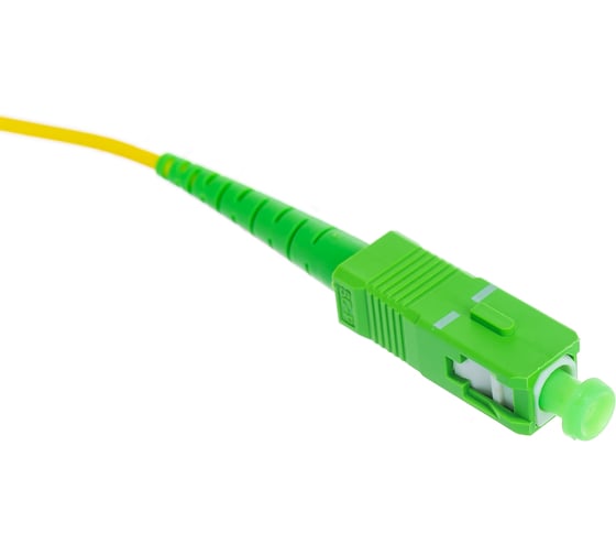 Соединительный волоконно-оптический шнур NIKOMAX желтый, 1м NMF-PC1S2C2-SCA-SCA-001