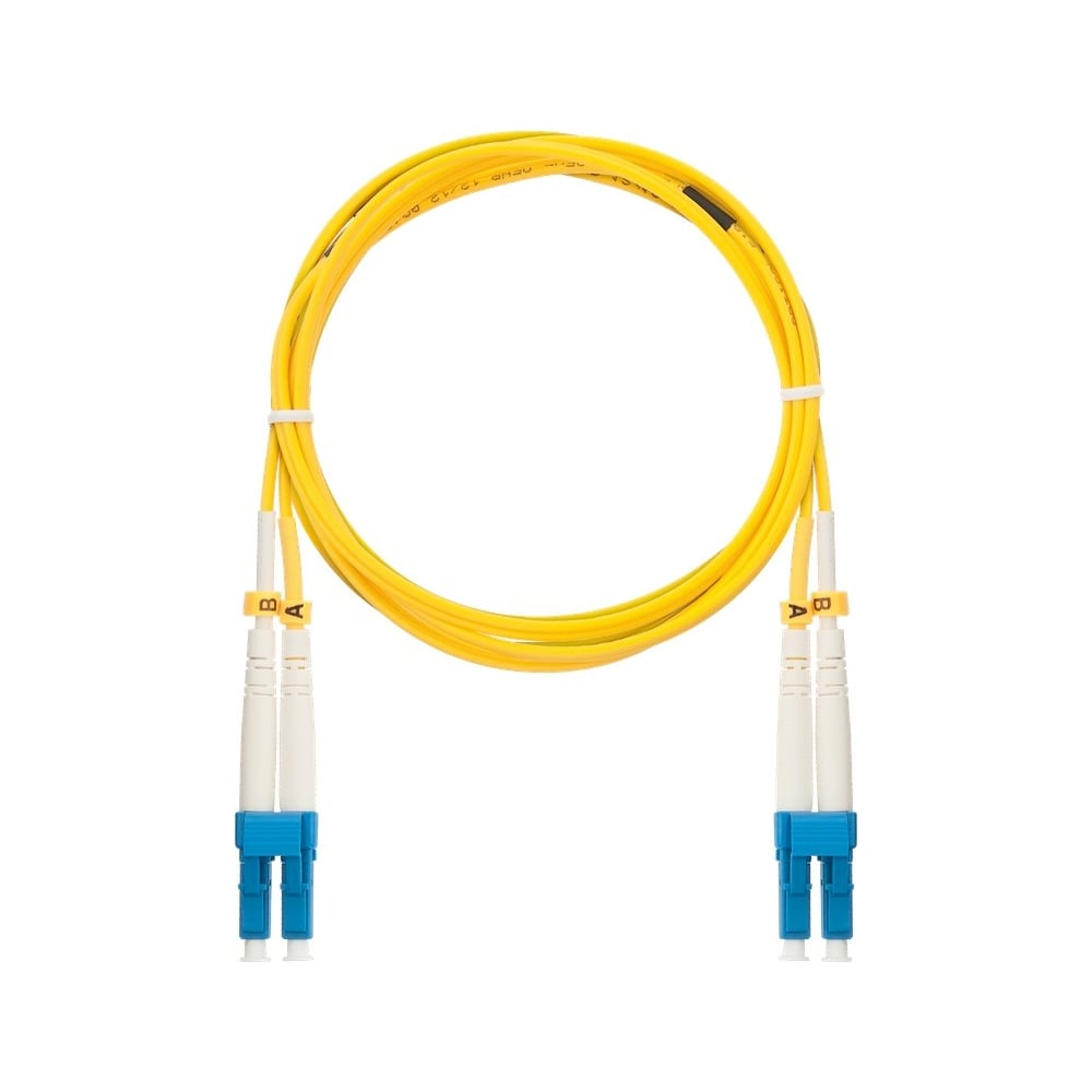 Соединительный волоконно-оптический шнур NIKOMAX желтый, 1м NMF-PC2S2C2 ...
