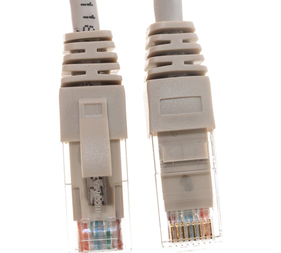 Коммутационный шнур NIKOMAX U/UTP 4 пары, серый, 5м NMC-PC4UD55B-050-GY