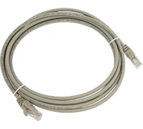 Коммутационный шнур NIKOMAX U/UTP 4 пары, серый, 3м NMC-PC4UD55B-030-C-GY