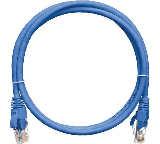 Коммутационный шнур NIKOMAX U/UTP 4 пары, синий, 2м NMC-PC4UD55B-020-BL