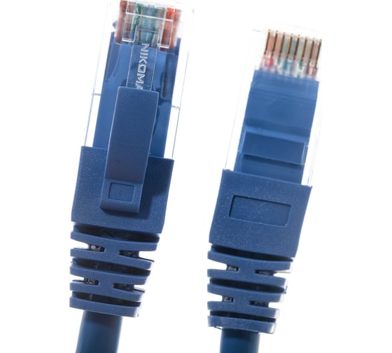 Коммутационный шнур NIKOMAX U/UTP 4 пары, синий, 2м NMC-PC4UD55B-020-BL