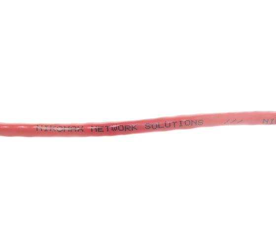 Коммутационный шнур NIKOMAX U/UTP 4 пары, красный, 2м NMC-PC4UD55B-020-RD