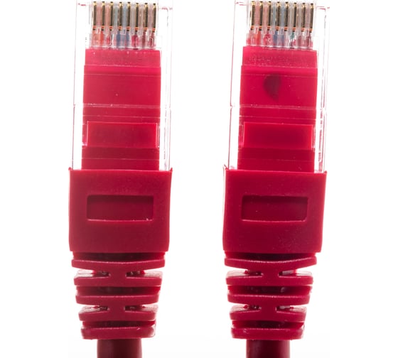 Коммутационный шнур NIKOMAX U/UTP 4 пары, красный, 2м NMC-PC4UD55B-020-RD