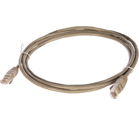Коммутационный шнур NIKOMAX U/UTP 4 пары, серый, 2м NMC-PC4UD55B-020-GY