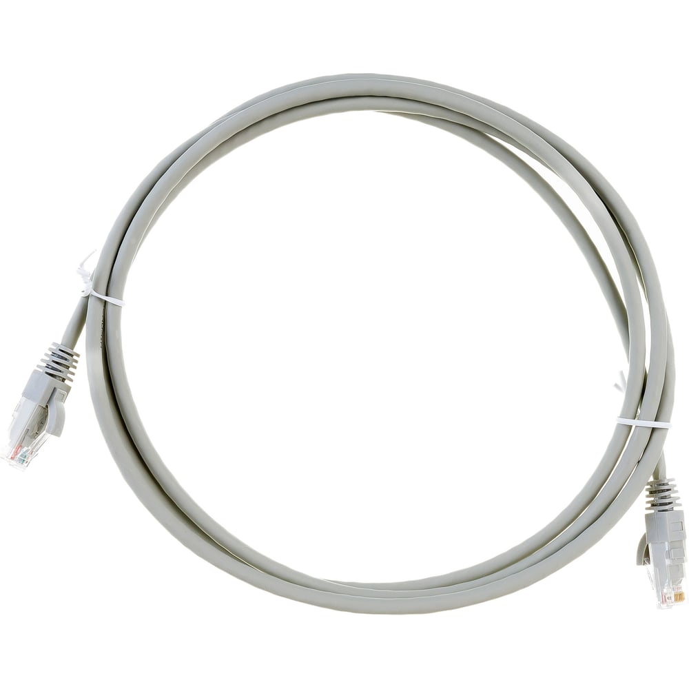 Коммутационный шнур NIKOMAX U/UTP 4 пары, серый, 2м NMC-PC4UD55B-020-C ...