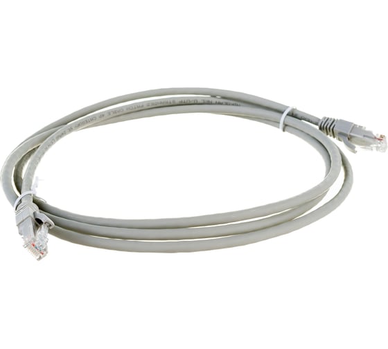 Коммутационный шнур NIKOMAX U/UTP 4 пары, серый, 2м NMC-PC4UD55B-020-C-GY