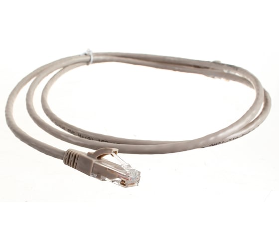 Коммутационный шнур NIKOMAX U/UTP 4 пары, серый, 1,5м NMC-PC4UD55B-015-GY