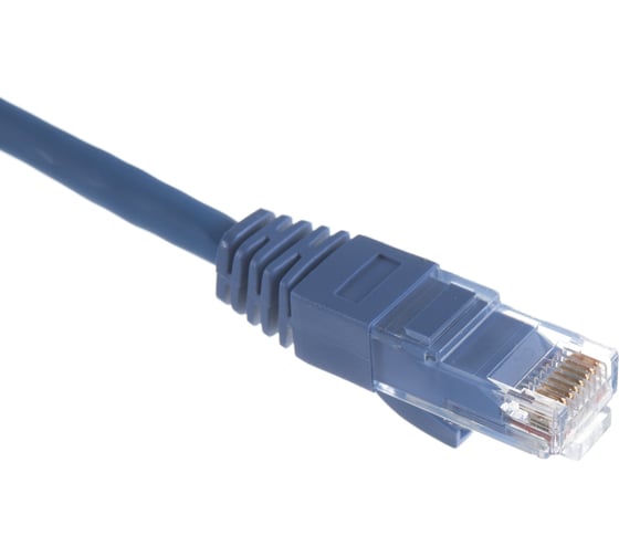 Коммутационный шнур NIKOMAX U/UTP 4 пары, синий, 1,5м NMC-PC4UD55B-015-C-BL