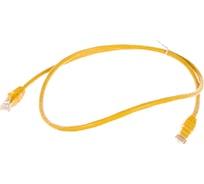 Коммутационный шнур NIKOMAX U/UTP 4 пары, желтый, 1м NMC-PC4UD55B-010-YL
