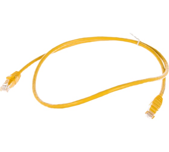 Коммутационный шнур NIKOMAX U/UTP 4 пары, желтый, 1м NMC-PC4UD55B-010-YL