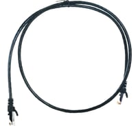 Коммутационный шнур NIKOMAX U/UTP 4 пары, черный, 1м NMC-PC4UD55B-010-BK