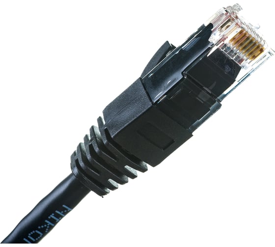 Коммутационный шнур NIKOMAX U/UTP 4 пары, черный, 1м NMC-PC4UD55B-010-BK