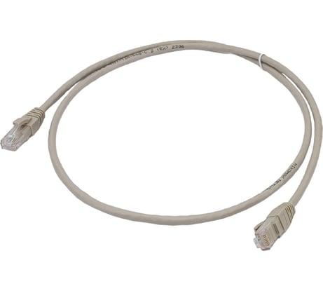 Коммутационный шнур NIKOMAX U/UTP 4 пары, серый, 1м NMC-PC4UD55B-010-GY