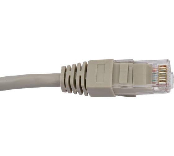 Коммутационный шнур NIKOMAX U/UTP 4 пары, серый, 1м NMC-PC4UD55B-010-GY