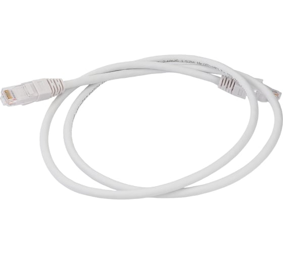 Коммутационный шнур NIKOMAX U/UTP 4 пары, белый, 1м NMC-PC4UD55B-010-C-WT