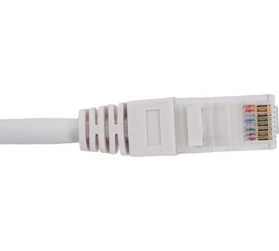 Коммутационный шнур NIKOMAX U/UTP 4 пары, белый, 1м NMC-PC4UD55B-010-C-WT
