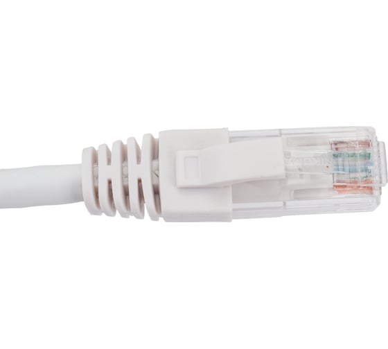Коммутационный шнур NIKOMAX U/UTP 4 пары, белый, 1м NMC-PC4UD55B-010-C-WT