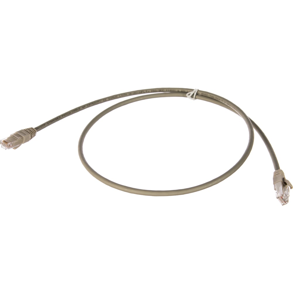 Коммутационный шнур NIKOMAX U/UTP 4 пары, серый, 1м NMC-PC4UD55B-010-C ...