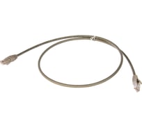 Коммутационный шнур NIKOMAX U/UTP 4 пары, серый, 1м NMC-PC4UD55B-010-C-GY
