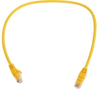 Коммутационный шнур NIKOMAX U/UTP 4 пары, желтый, 0,5м NMC-PC4UD55B-005-YL