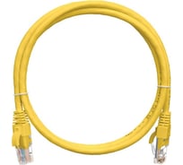 Коммутационный шнур NIKOMAX U/UTP 4 пары, желтый, 0,5м NMC-PC4UD55B-005-YL