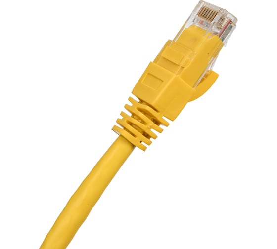 Коммутационный шнур NIKOMAX U/UTP 4 пары, желтый, 0,5м NMC-PC4UD55B-005-YL