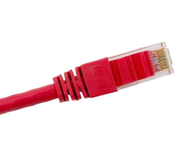Коммутационный шнур NIKOMAX U/UTP 4 пары, красный, 0,5м NMC-PC4UD55B-005-RD