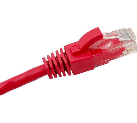 Коммутационный шнур NIKOMAX U/UTP 4 пары, красный, 0,5м NMC-PC4UD55B-005-RD