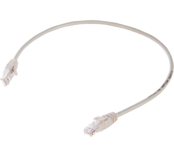Коммутационный шнур NIKOMAX U/UTP 4 пары, белый, 0,5м NMC-PC4UD55B-005-WT