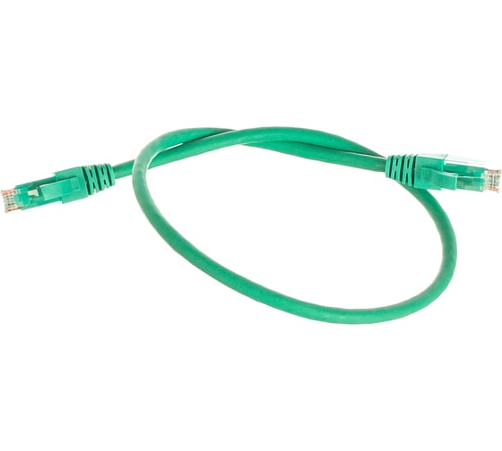 Коммутационный шнур NIKOMAX U/UTP 4 пары, зеленый, 0,5м NMC-PC4UD55B-005-C-GN